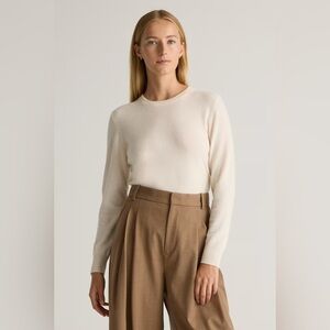 Quince Cream Women's Cashmere Sweater